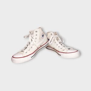 Converse Chuck Taylor All Star White High Top Sneakers Mens 6.5 Womens 8.5